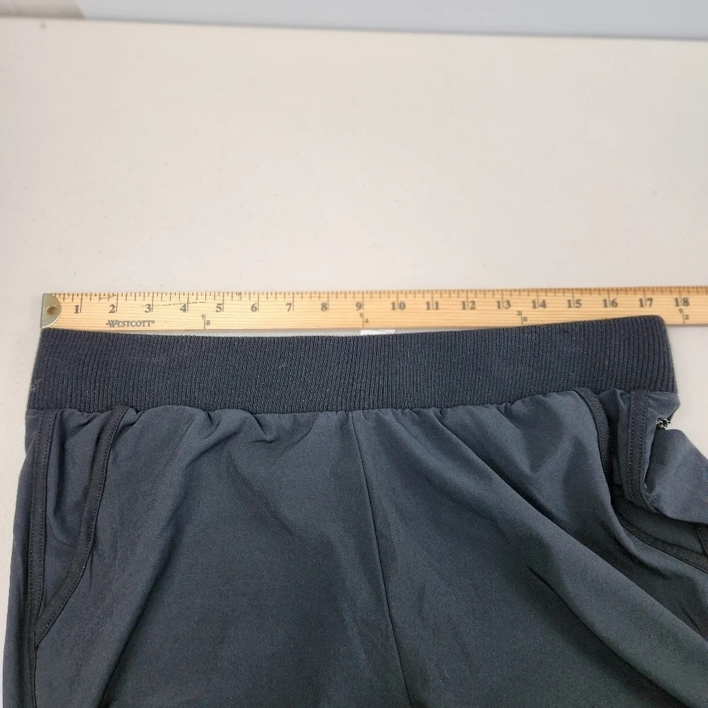 FABLETICS Black Pull On Side Slit Ankle Lightweight Pants Size Large - Picture 13 of 14